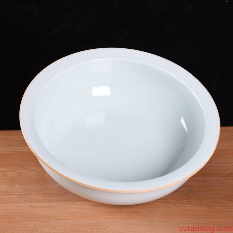 Jingdezhen ceramic knead and basin basin basin of boiled fish home more large porcelain basin