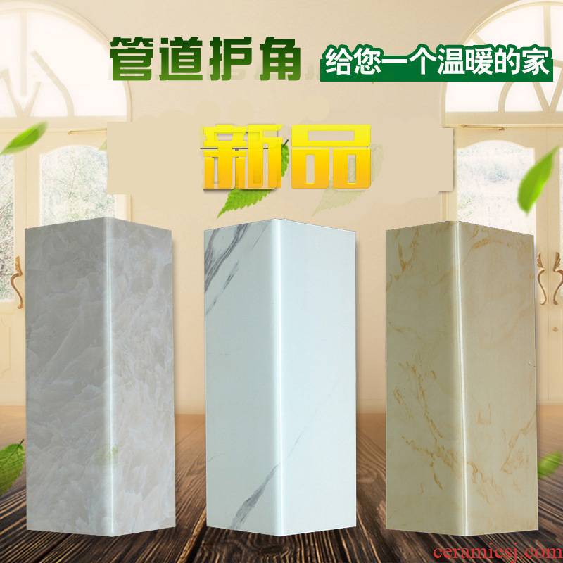 L color PVC decorative ceramic tile barrier pipe package pipes kok gusset plate decoration plate