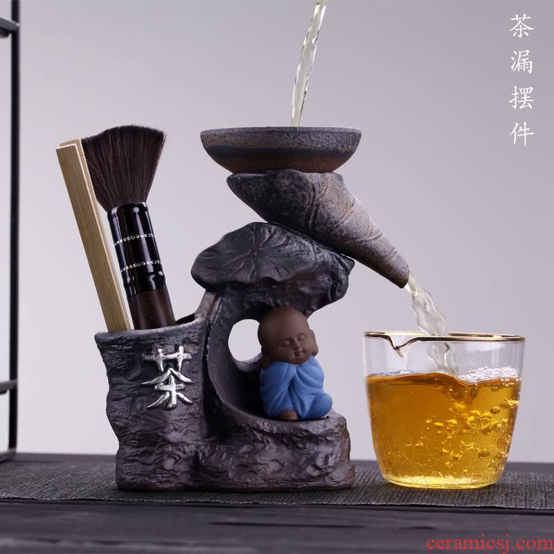 Morning high coarse pottery tea) stent filter frame YangHuBi ChaGa suit lazy) filter tea accessories