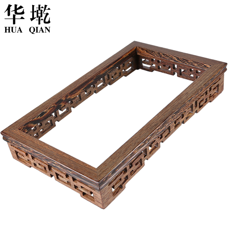 China Qian four unity induction cooker framework electrothermal furnace stents tea saucer parts ebony wings wood base