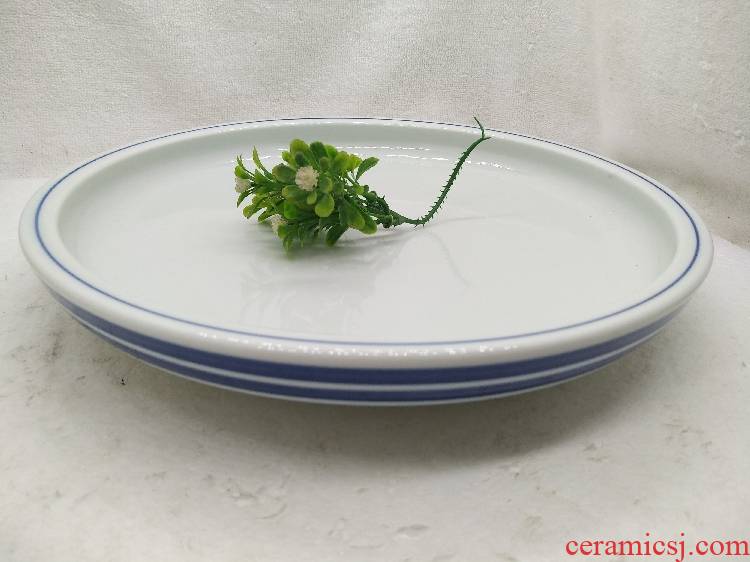 Organic 0 thick edge character the ceramic plates of household contracted FanPan Japanese dishes nostalgic restaurant tableware