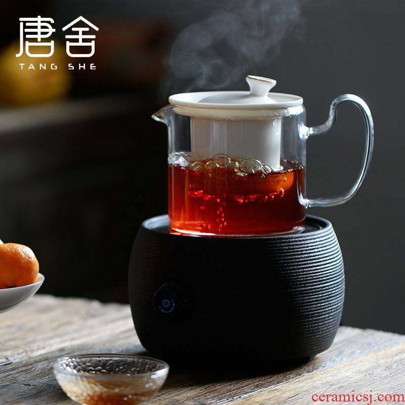 Don difference up glass suit household teapot the boiled tea, the electric TaoLu heat - resistant ceramic tank to filter the side of the pot