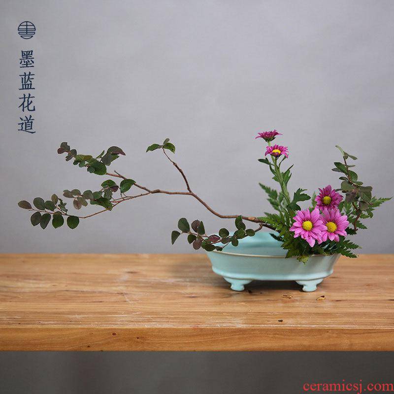 Archaize your up refers to basin ceramic hydroponic flower pot flower implement zen Chinese flower arranging his Japanese ikebana vessels