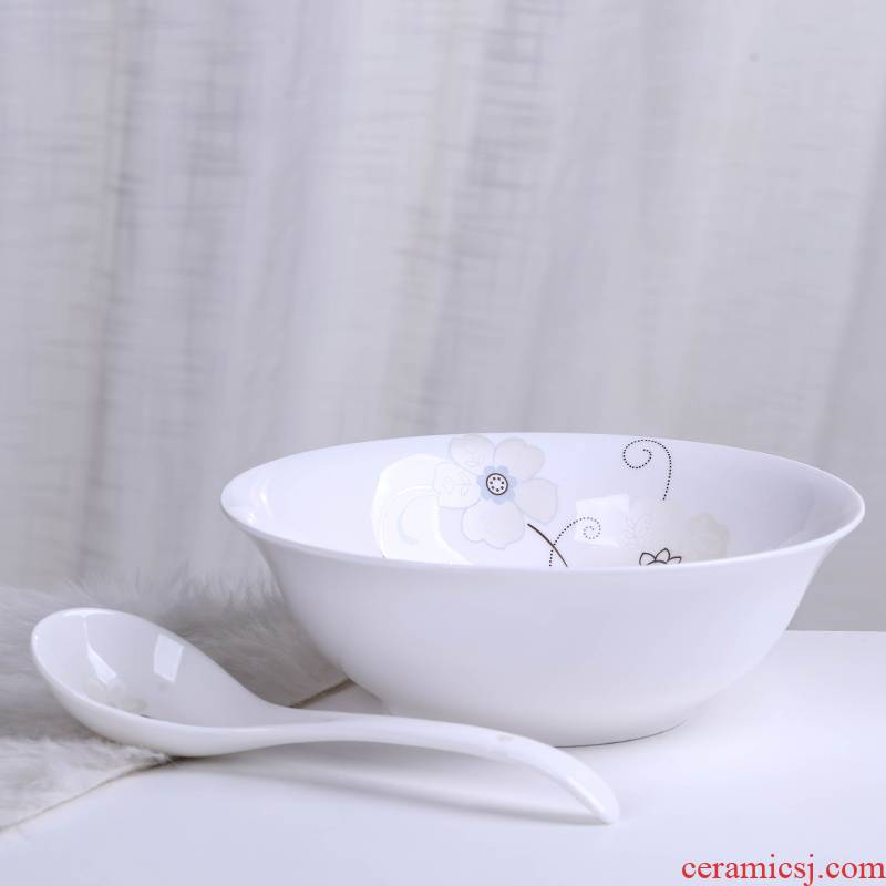 Jingdezhen ceramic bowl household size with run a soup bowl move contracted products rainbow such use pot tableware portfolio suits for