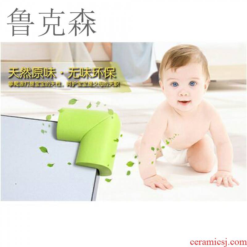 The Article LuKeSen thickening collision Angle infant children anti if against on baby furniture table Angle protection, JiaoTao tea table
