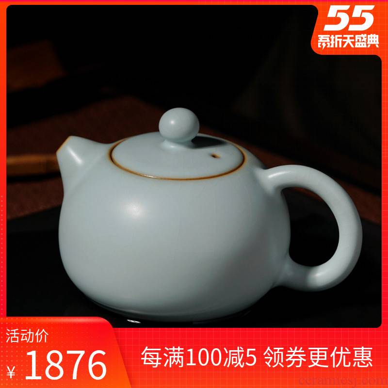 Your up xi shi pot of jingdezhen ceramic teapot single pot manually restoring ancient ways Your porcelain undressed ore celadon glaze open tea set
