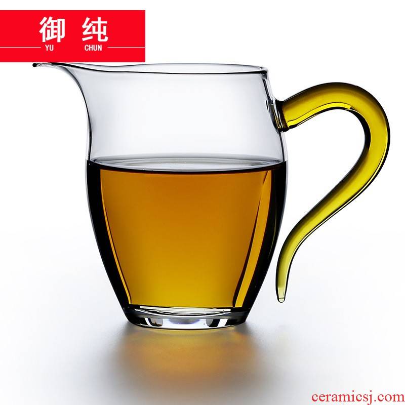 Royal pure glass transparent glass and heat - resistant glass tea sea fair keller cup tea gift sets