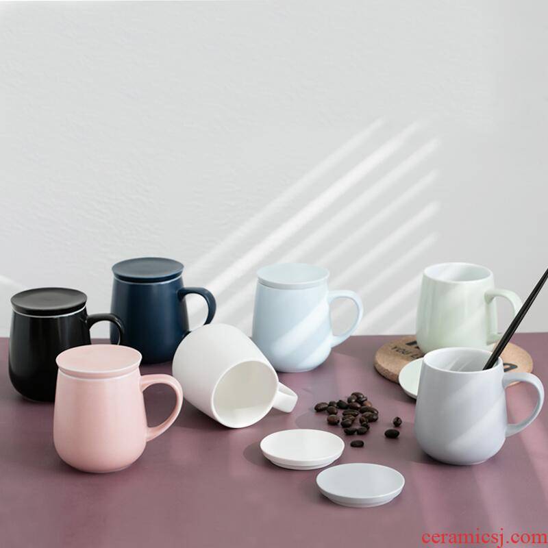 Porcelain heng tong coffee cup ceramic keller large capacity couples to ultimately responds tea cup cup creative move trend