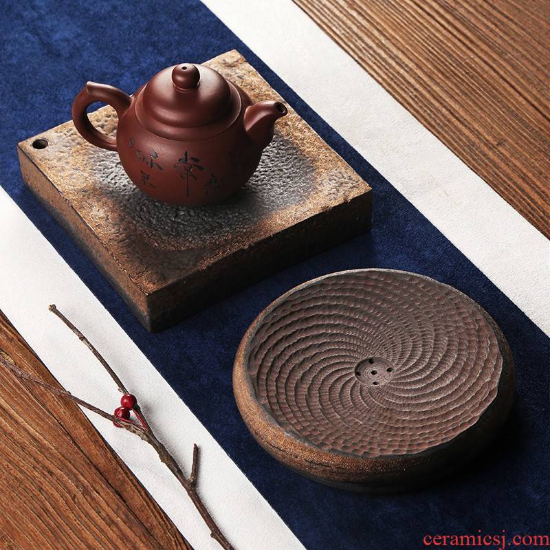 Park next 2019 coarse TaoGan restoring ancient ways of make tea pot bearing ceramic tea pot - foster pot pad Japanese tea tray storage type work