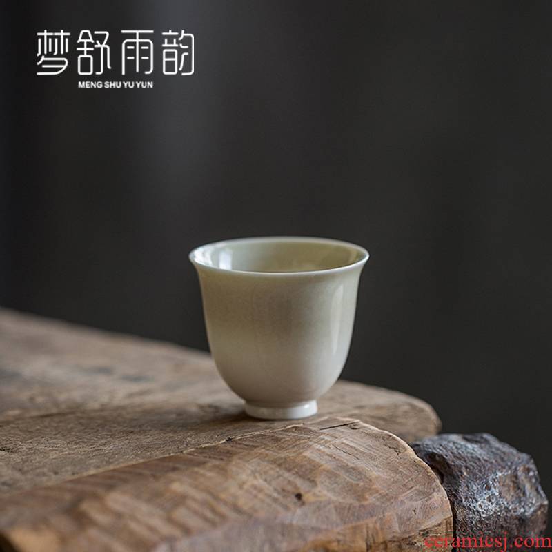 Dream ShuYu rhyme kung fu tea set ceramic cups domestic tea cups a single master vintage Japanese sample tea cup
