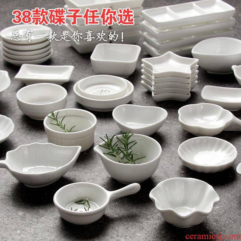Pack [8] creative household ceramics small dishes taste dish dish flavor dish of Japanese soy sauce vinegar dip dishes