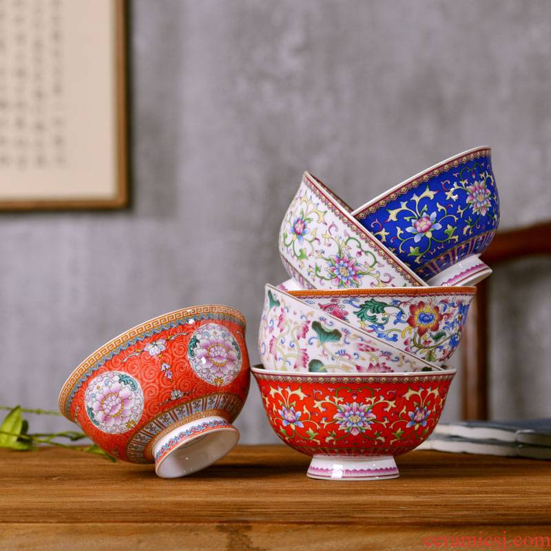 Bread and butter of Chinese style household ipads porcelain of jingdezhen ceramics high antique bowl gift life of single bowl bowl custom tableware