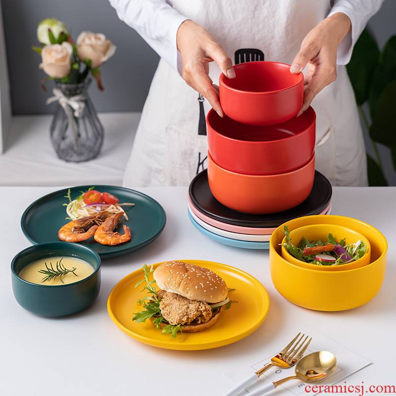 Bo view creative Nordic feed a man suit light key-2 luxury home combination to use chopsticks 4 dishes move tableware dishes