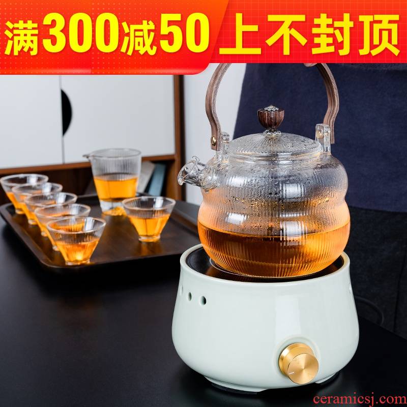 Ceramic electric TaoLu home cooked this tea set small office in ancient tea stove mini black tea pu 'er tea steamer