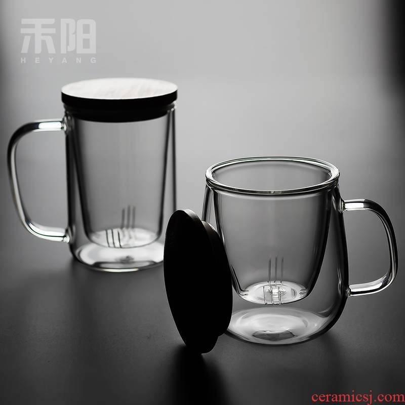 Send Yang Japanese tea separation. The creative household contracted move make tea glass office glass filter