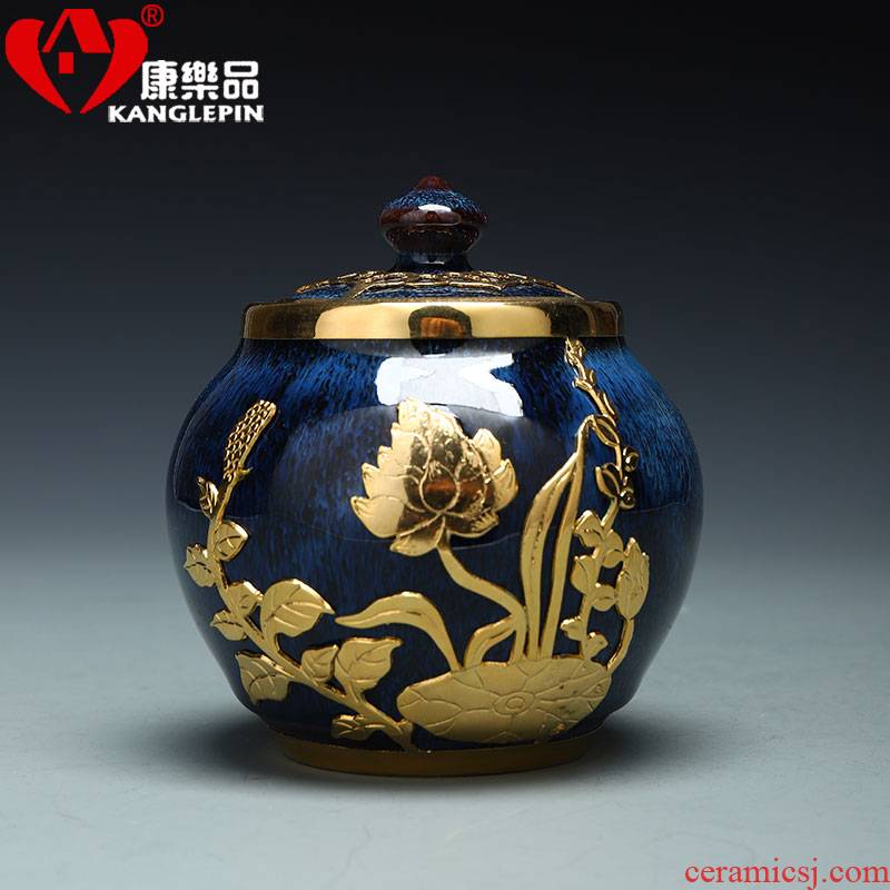 Recreational product an inset jades of jingdezhen ceramic tea pot small mini portable wake POTS sealed tank