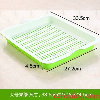 Creative continental plate of plastic double rectangle drop fruit bowl tea tray cups pallet to their plates sitting room