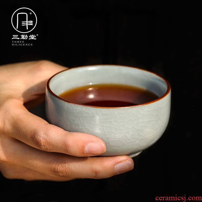 Your up teacup pu - erh tea cup of pure manual master cup of jingdezhen ceramic s44031 single large tea cup