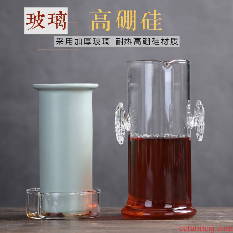 Auspicious industry teapot household black tea pu 'er tea tea tea ware your up filter heat - resistant glass blunt tea