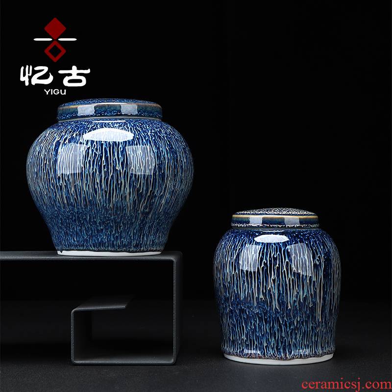 Have light thus caddy fixings ceramic seal pot store receives a large household pu - erh tea tieguanyin has the characteristic of moisture proof and POTS