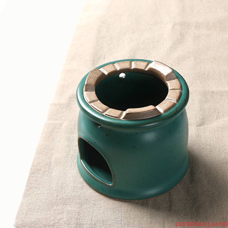 Have the ancient ceramic coarse pottery kung fu tea tea tea set wind furnace accessories warm the teapot tea boiled tea stove alcohol stove