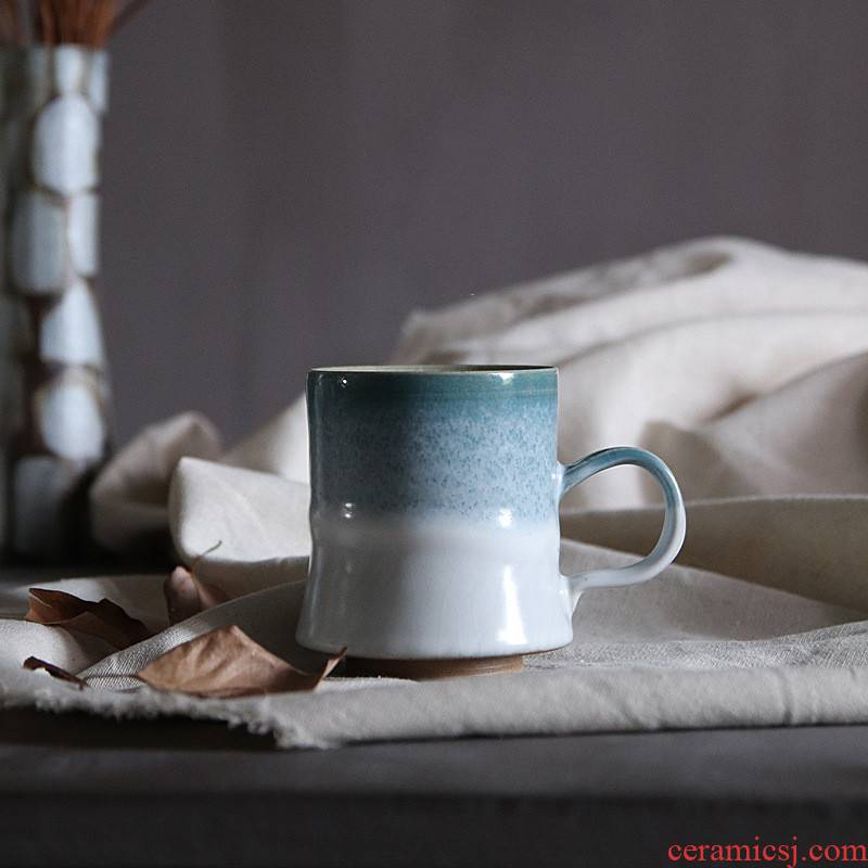 Jingdezhen poly real ceramic keller cup ghost scene wild glaze thick ceramic cups of coffee cup by hand