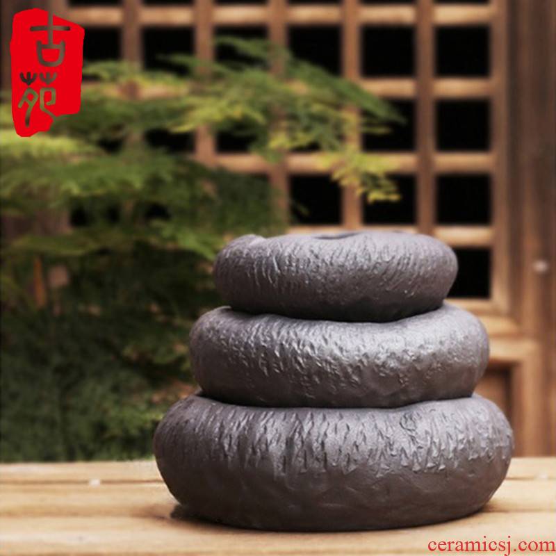 Hand made ceramic wind restoring ancient ways of creative move of Chinese style Japanese coarse pottery home sitting room office furnishing articles ashtray
