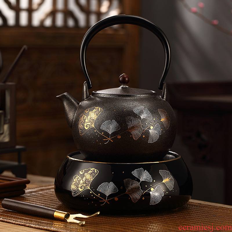 Morning ceramic kettle ceramic POTS.mute household kung fu tea set the boiled tea, the electric TaoLu tea stove to boil tea set