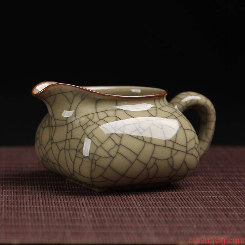 Longquan celadon celadon justice cup ice crack distribution tea ware and ceramics zero cup and a cup of tea