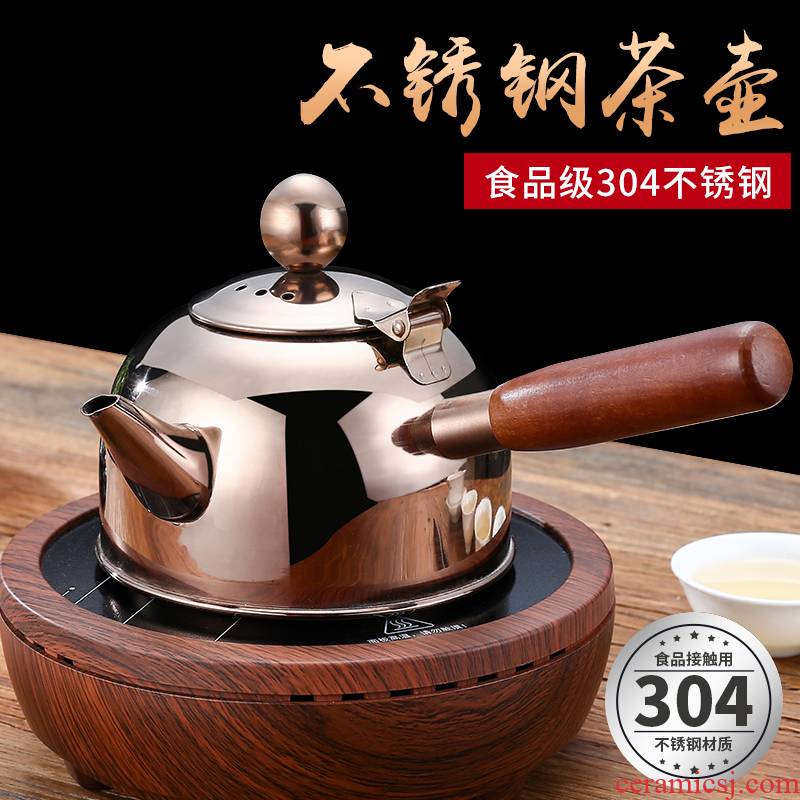 304 stainless steel kettle teapot tea induction cooker pot electricity TaoLu cooking pot thickening flat - bottomed pot of hot water