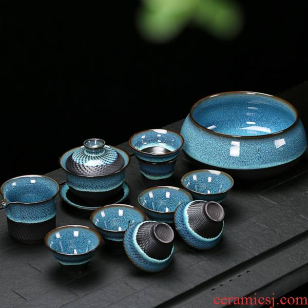Ya xin ceramic masters cup suit single variable sample tea cup, small cup a cup of tea light household kung fu tea set gift boxes