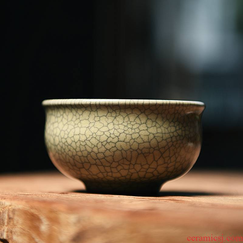 Most Ceramic cups longquan celadon elder brother up manually master cup single cup men 's kung fu tea set sample tea cup