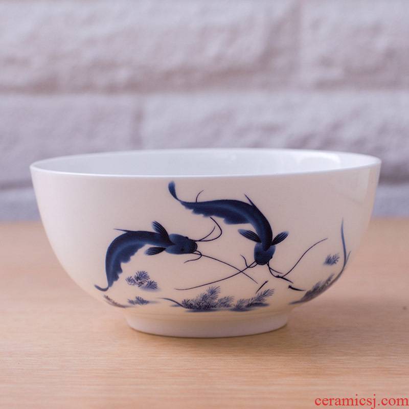 5 inch bowl of rice bowls jingdezhen ceramic ipads porcelain 7 inch 8 inches large soup bowl butterfly orchid home of blue and white porcelain bowl