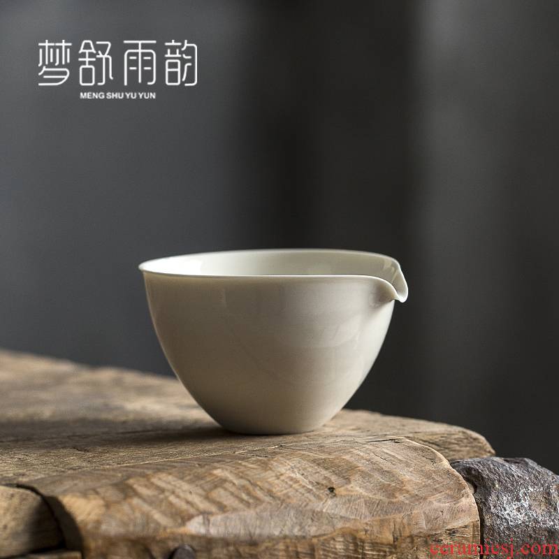 Dream ShuYu rhyme points kung fu tea tea cups justice cup ceramic Japanese tea, a single large parts