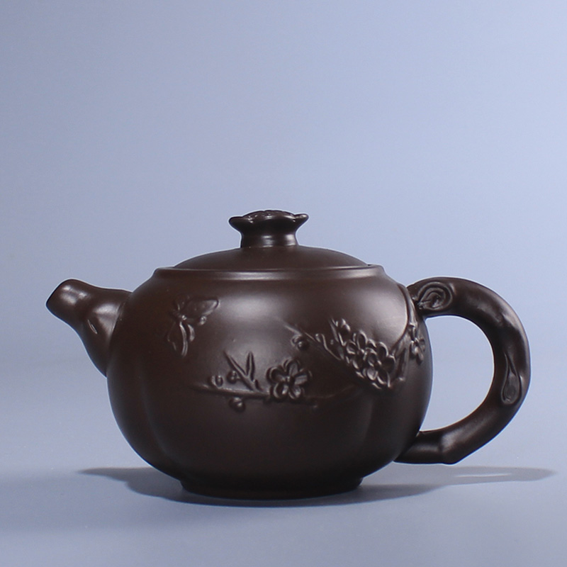 Purple sand teapot tea ceramic single pot of household contracted and I kung fu tea set a single teapot creative tea