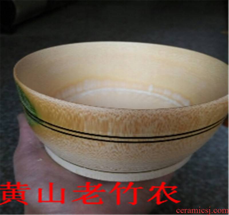 Antarctic natural treasure no paint bamboo bowl of soup bowl baby to use environmental protection, small bamboo tableware health all kinds of large and medium - sized children