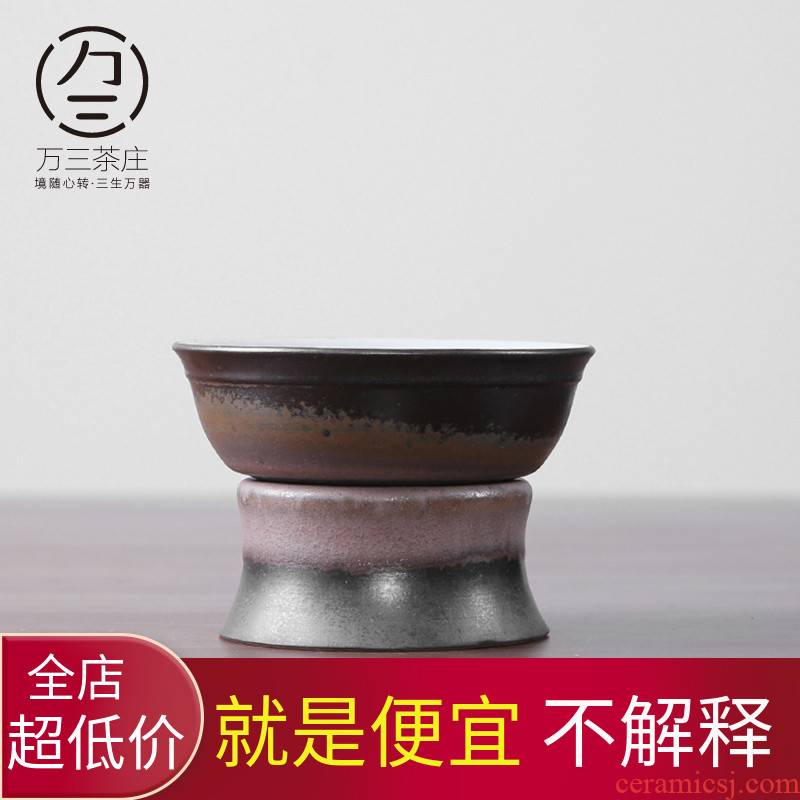 Three thousand tea creative coarse filter tea accessories checking ceramic pottery) tea tea tea filter
