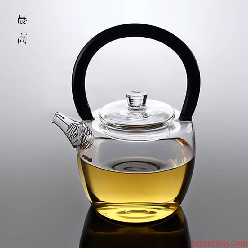 Morning high new feather heat - resisting teapot burn blisters teapot girder filtering pot of flower pot teapot kunfu tea