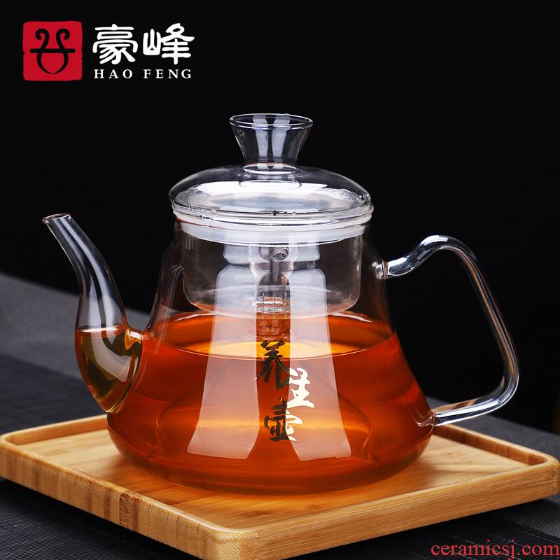 HaoFeng steam boiling tea kettle electric TaoLu boiled tea, black tea tea special tea steamer glass cooking
