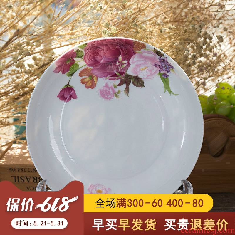 Child creative ipads porcelain jingdezhen ceramic tableware porcelain dish dish dish a single combination of household wedding celebrations