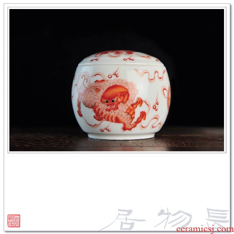 Offered home - cooked less pure hand - made alum in red t Pacific ceramic tea pot small jingdezhen porcelain tea by hand