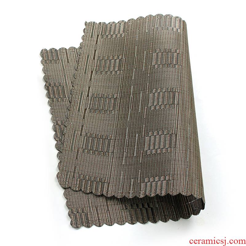 Palettes nameplates, kung fu tea tea tea tea tray spare parts protection mat mat bamboo fiber wear - resistant curtain tea mat