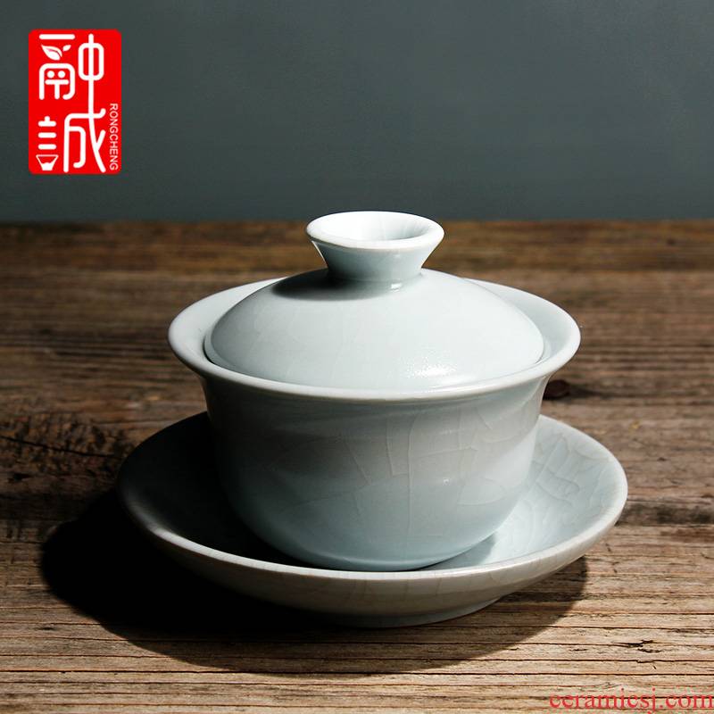 Melting cheng cyan your up tureen tea day three to start your porcelain bowl kung fu tea set large bowl clutching bowls