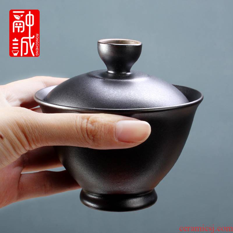 Melts if black pottery tea zen tureen ceramic glaze to use three large kung fu tea tea bowl