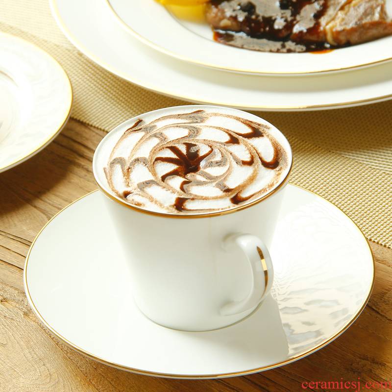 Coffee cup suit European goods to transport 】 【 simple ipads porcelain keller cup ceramic cups of Coffee cups and saucers