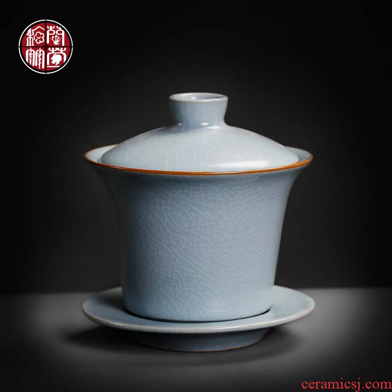 Your up tureen tea can keep open piece of bowl large kung fu tea set Your porcelain ceramic tea bowl three use hand grasp