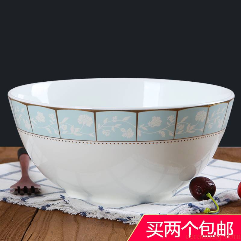 Household size 8 inches to eat rice soup bowl of jingdezhen ceramics rainbow such use contracted creative ipads porcelain hotel tableware