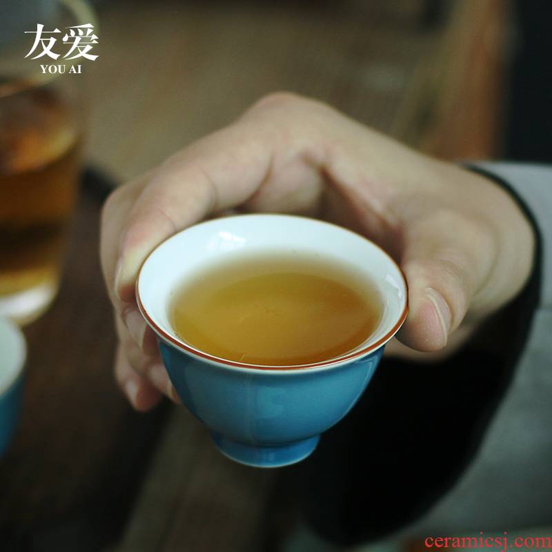 Love ji the qing cups little kung fu tea cups porcelain household sample tea cup single cup tea tea taking with zero