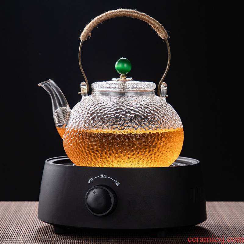 Small household electrical TaoLu heat boil tea ware glass.mute health tea stove hammer kettle teapot is special