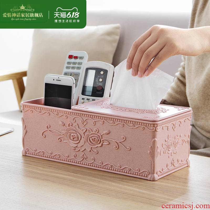 European carve patterns or designs on woodwork tissue boxes sitting room tea table smoke box household table napkin paper towel wipe boxes